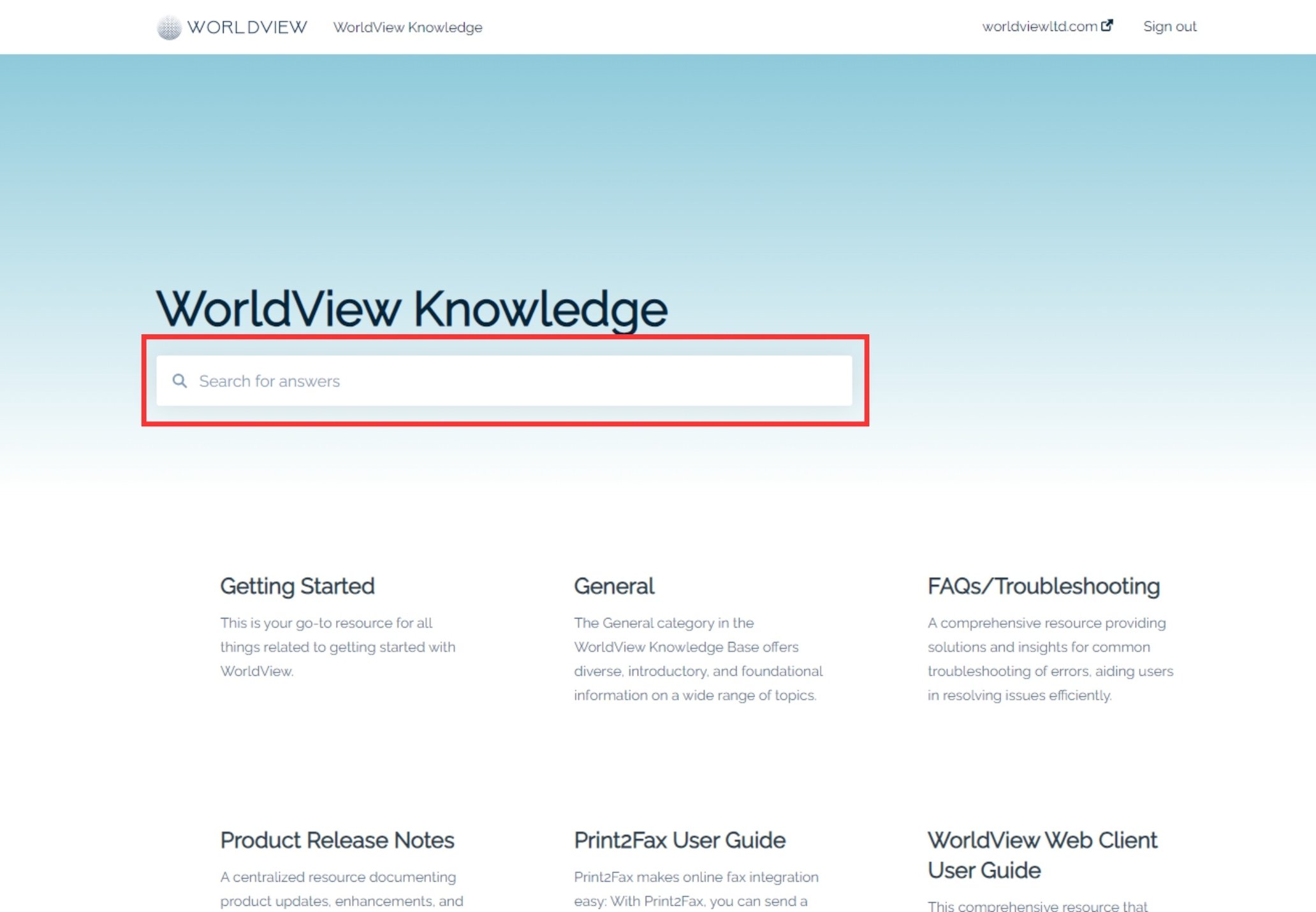How to Access and Use the Knowledge Base