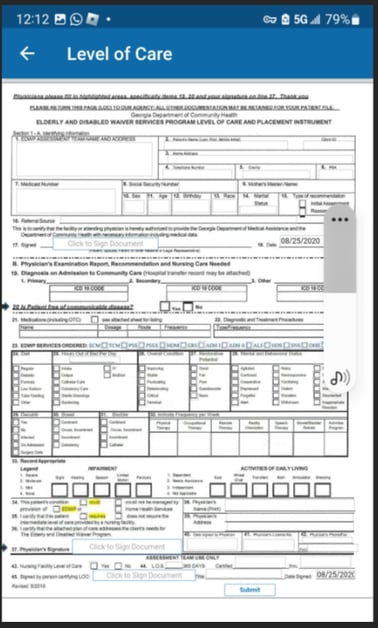 A close-up of a form

Description automatically generated